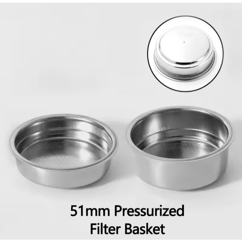 Filter Basket ตะแกรงชงกาแฟ ขนาด 51 mm ( ตะแกรง 2ชั้น Dual Wall )