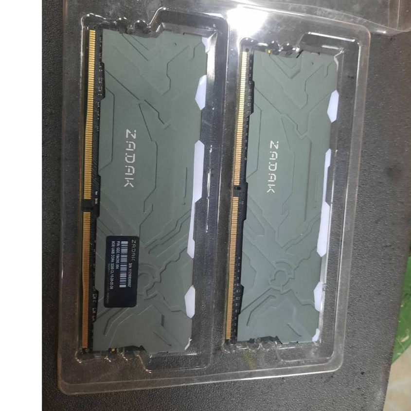 RAM ZADAK RGB 3200  DDR4  16GB 8+8 GBประกัน   LT itcity แฟชั่นไอส์แลนล์มือสองสภาพสวย