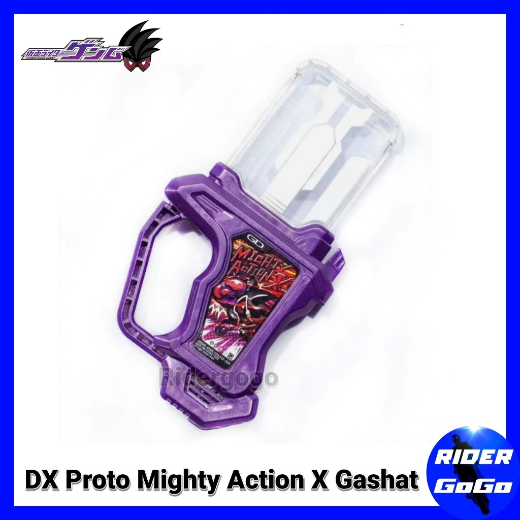 กาแชท ของเล่นแปลงร่าง มาสไรเดอร์ เก็นมุ Kamen Rider Genm DX Proto Mighty Action X Gashat