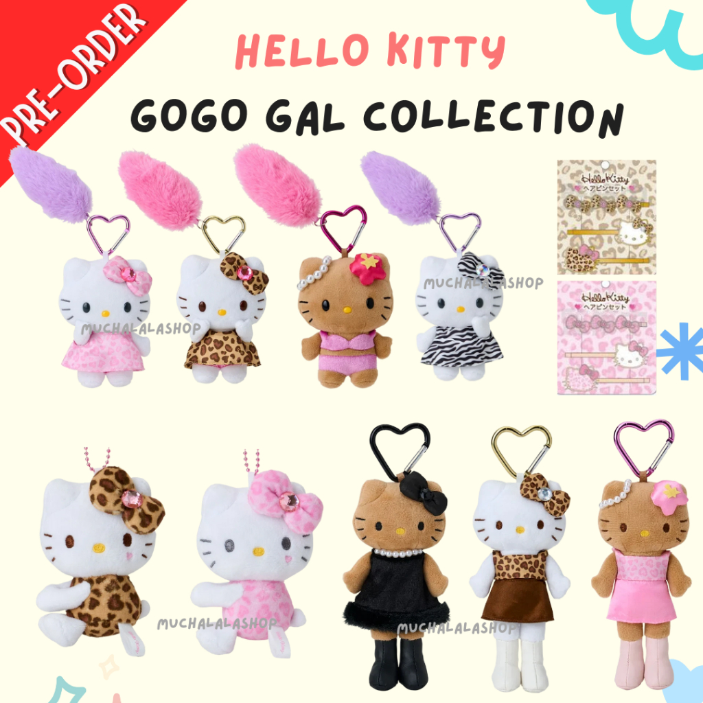 ของแท้ ×× Restock คิดตี้ขายาวเดรสดำ // ส่งด่วนได้] HELLO KITTY  GOGO GAL collection คิดตี้ขายาว
