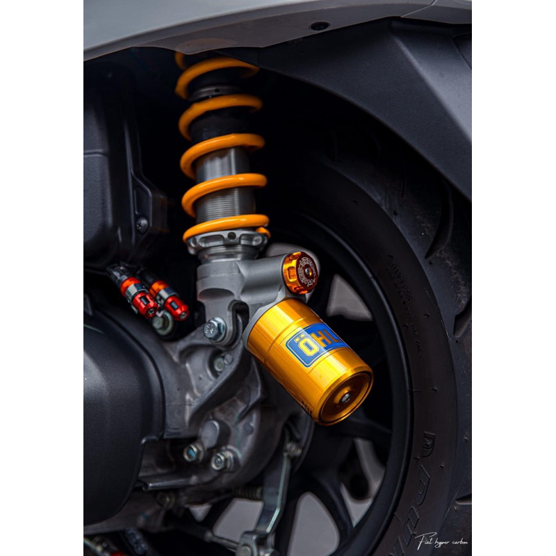 โช้คหลัง HO 349 ตรงรุ่น สำหรับใส่ Giorno 125+ ของแท้พร้อมส่ง