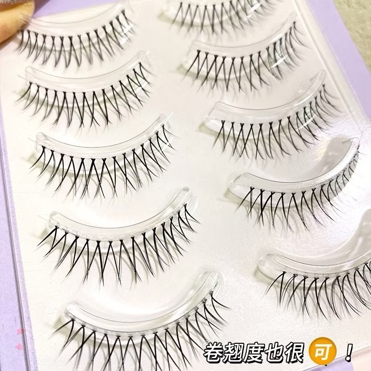 G181 ขนตาปลอม ขนมิงค์ 3D แบบธรรมชาติ 5 คู่ แกนเอ็นใส รุ่นบาง ติดง่าย ใส่สบาย