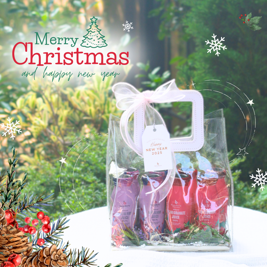 (8 ขวด) ชุดของขวัญ Special Gift set "BoostBerry" ชุดกระเป๋าปีใหม่ ของฝาก ของขวัญปีใหม่ ของขวัญวาเลนไทน์