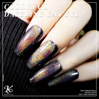 สีเจล kale plus สีลูกแก้วสีรุ้ง สีทาเล็บเจล WNCH-8ML สีลูกแก้ว สีรุ้ง สีแฟลชสีเจล โฮโลแกรมสายรุ้ง ทาทับได้ทุกสี สีแคทอาย