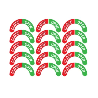 STICKER สติ้กเกอร์กันน้้ำ ติดฝาถัง (เปิด-ปิด CLOSE OPEN) 1 แผ่น ได้รับ 15 ดวง [รหัส B-109]