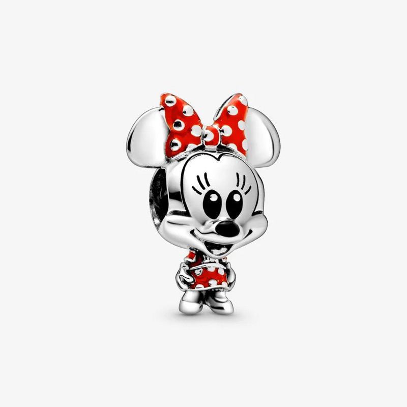 (ของแท้💯 พร้อมส่ง🔥) Pandora Disney Minnie Charm แพนโดร่าชาร์มดิสนีย์มินนี่ ของแท้ มือหนึ่งทุกชิ้น