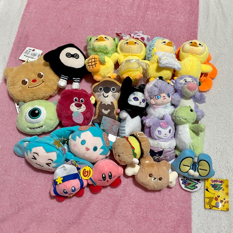 พร้อมส่ง(มาก) ตุ๊กตาพวงกุญแจ ตุ๊กตากระเป๋ามีซิป ตุ๊กตาฟรุ้งฟริ้ง