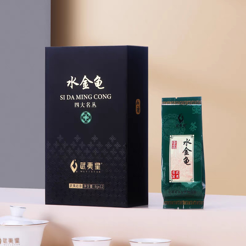 ชาอู่หลง เต่าทองน้ำ สุ่ยจินกุย Wuyi Star 武夷星 | Shui Jin Gui 水金龟 เขียวเข้ม เกรดพิเศษ 96 กรัม