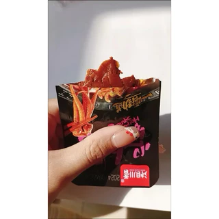 (ปลาหมึกเผ็ดมาก) จัดโปรปลาหมึกพร้อมทาน รสหม่าล่าเผ็ดแซ่บสไตล์หูหนาน 1ซอง 8กรัม