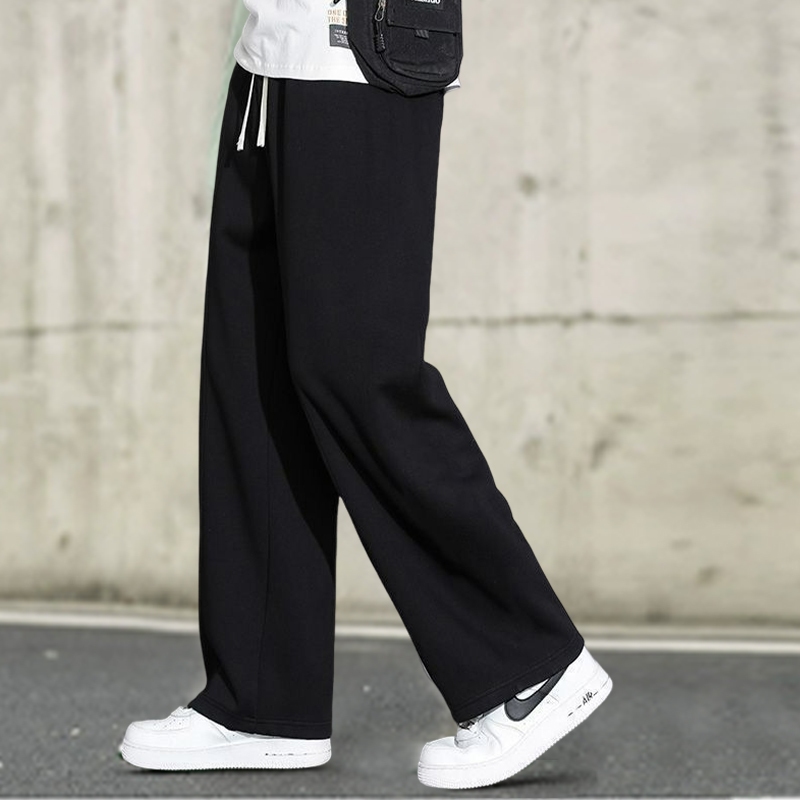 【พร้อมส่ง】กางเกงขายาวผู้ชาย เวลาว่าง กางเกงวอร์ม สีดำและสีเทา สรุปง่ายๆง่ายๆ  การออกกำลังกายที่เหมาะสม