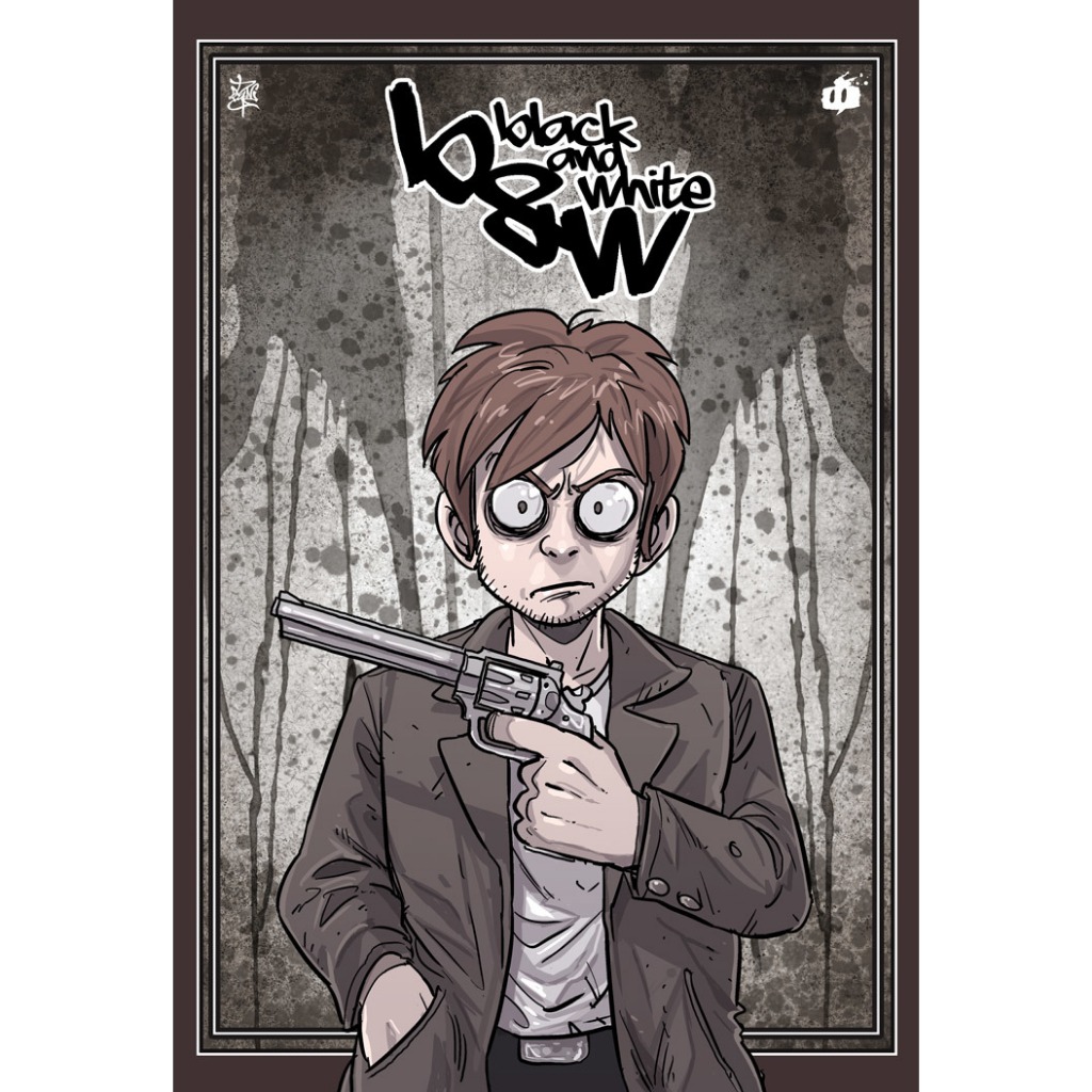 หนังสือ การ์ตูนไทย Black and White