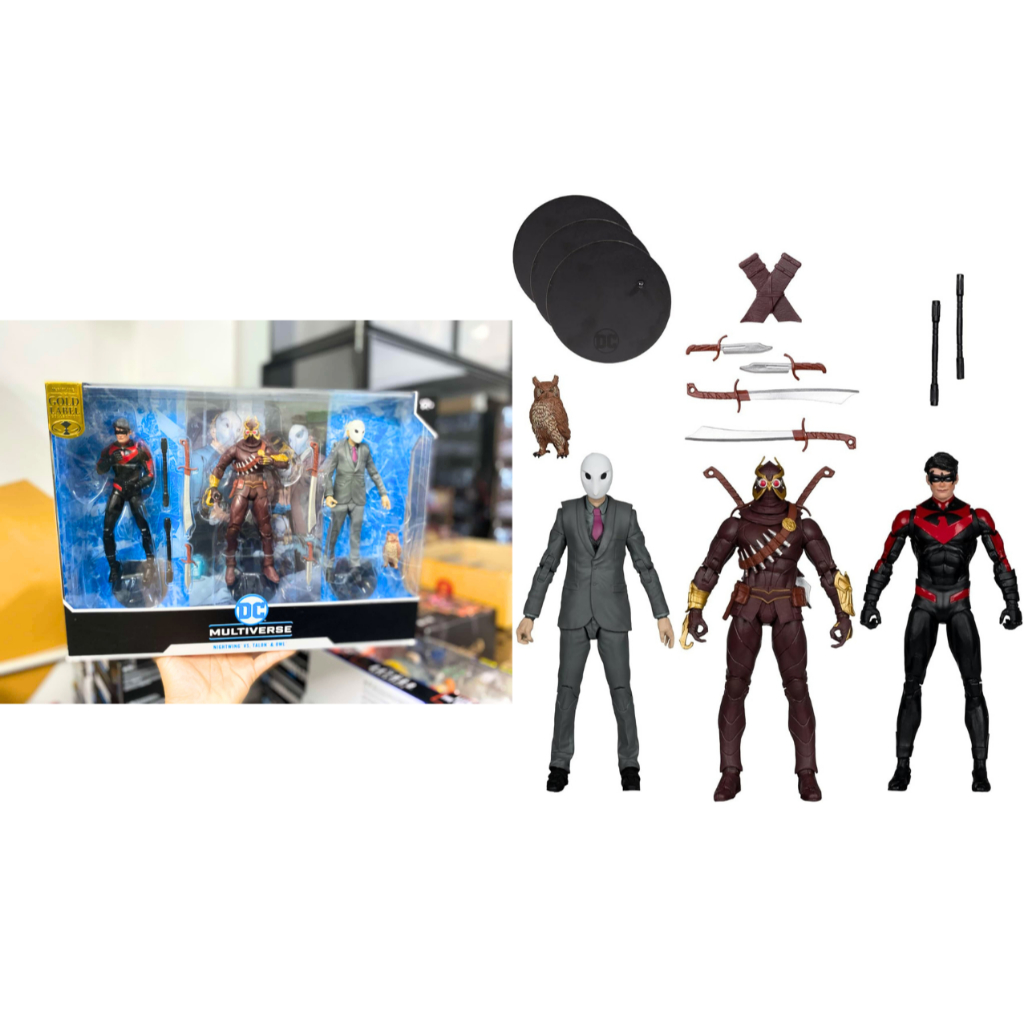 McFarlane Toys- TALON & NIGHTWING & OWL 3PacK (BATMAN: COURT OF OWLS) 17294-IN