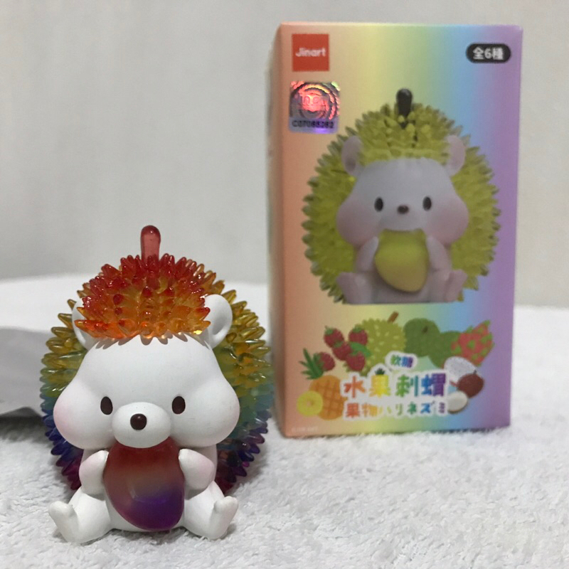 [มือ1/ส่งด่วน : Secret 1 ชิ้น] JINART เม่นผลไม้ สีใส V.1 Fruit Hedgehog Figure เม่นผลไม้สีใส v. 1 เป