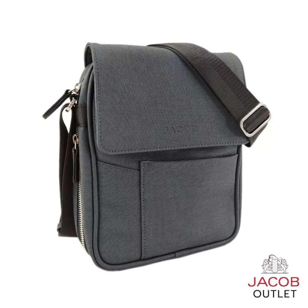 JACOB กระเป๋าสะพายชาย - ขนาด 21x28 cm - ซิปใหญ่ด้านใน 2 ช่อง - รุ่น 70097