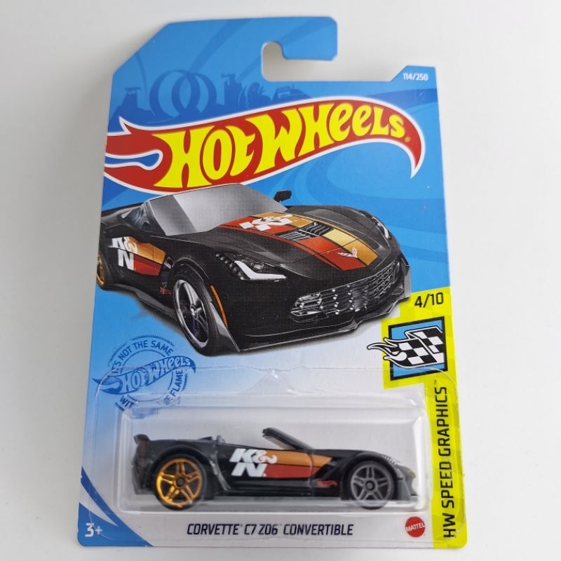รถเหล็ก Hotwheels CORVETTE C7 Z06 CONVERTIBLE (ib55)