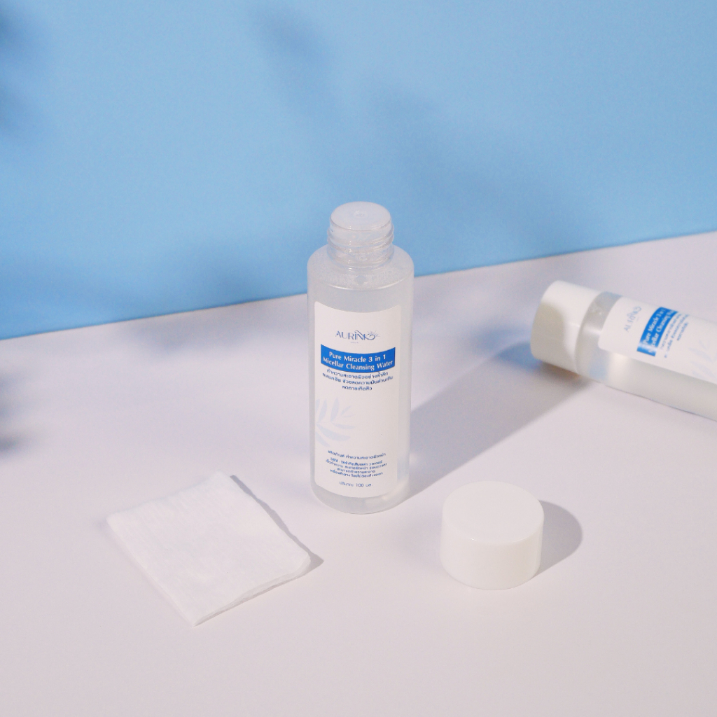 ออรินโก๊ะ Aurinko Pure Miracle 3 in 1 micellar Cleansing Water