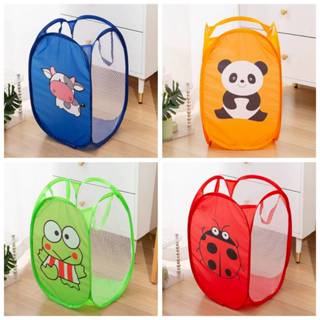 ตะกร้าผ้าพับได้ ใส่ผ้า ใส่ของพับได้ ตะกร้าใส่ผ้าซัก