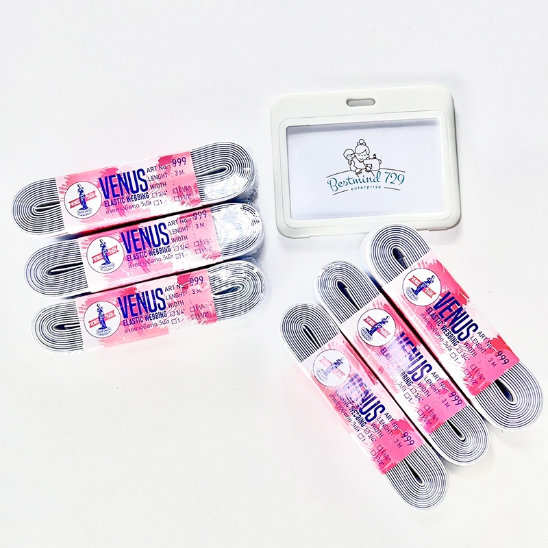 ยางยืด ยางยืดวีนัส ริมแดง 3เมตร (ART No.999)