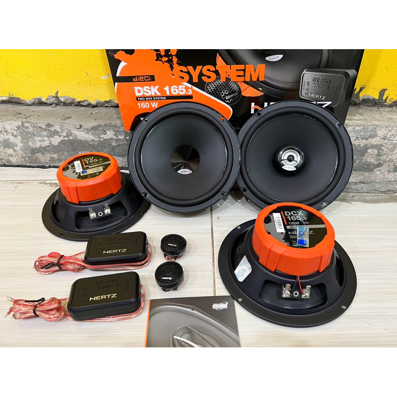 4990บาท 6.5“ HERTZ DCX165.3กับDSK165.3อย่างละชุด ลำโพงแนวSQฟังเพราะ ติดรถยนต์