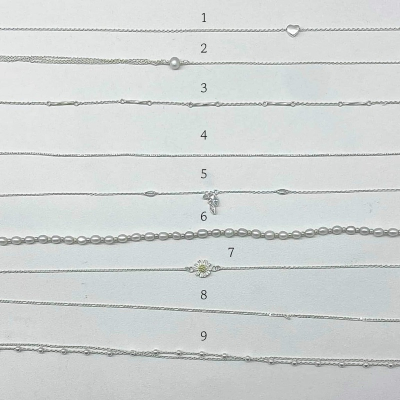 Winterwinter Jewelry Silver925 : เครื่องประดับเงินแท้ กำไลข้อเท้าเงินเเงินแท้