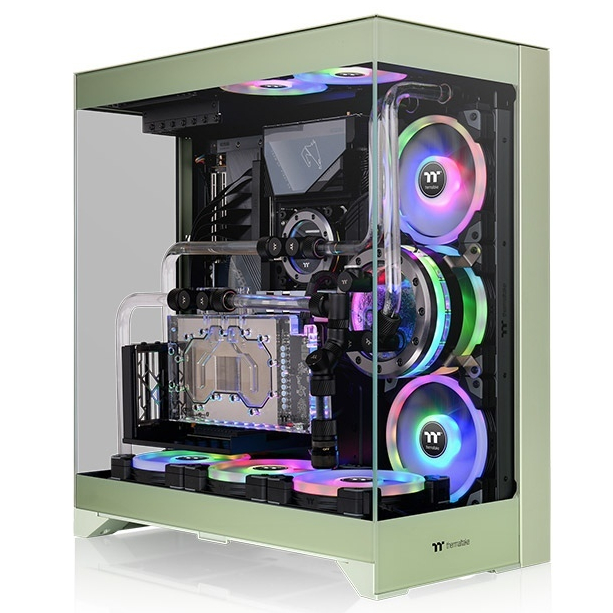 THERMALTAKE CTE E550 TG MATCHA GREEN EDITION CASE