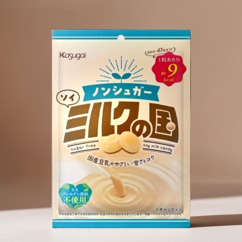 Kasugai Milk Candy: หวานละมุน หอมกลิ่นนมถั่วเหลืองแท้ๆ เนื้อนุ่มละลายในปาก สดชื่นทุกคำ 75g