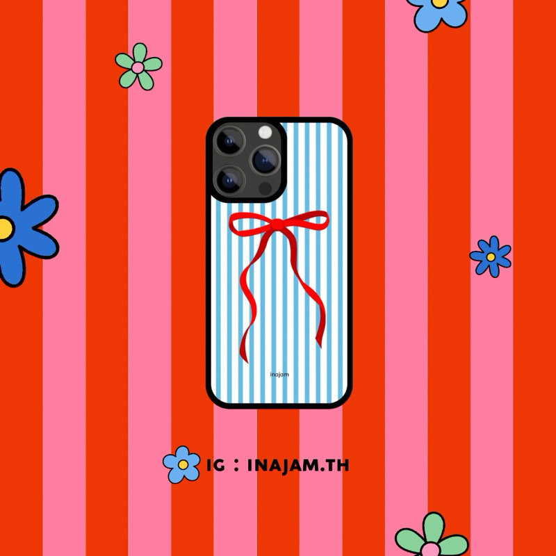 เคสไอโฟนลายโบว์แบรนด์ Inajam Collection Take a bow