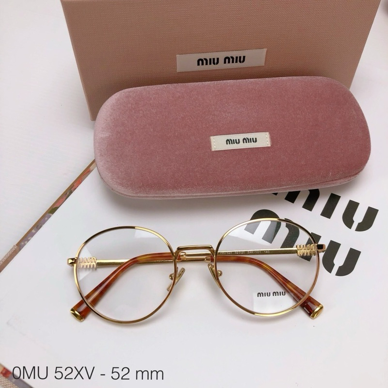 New Miu Miu eyeglasses แว่นกลมทรงสวย 0MU 52XV