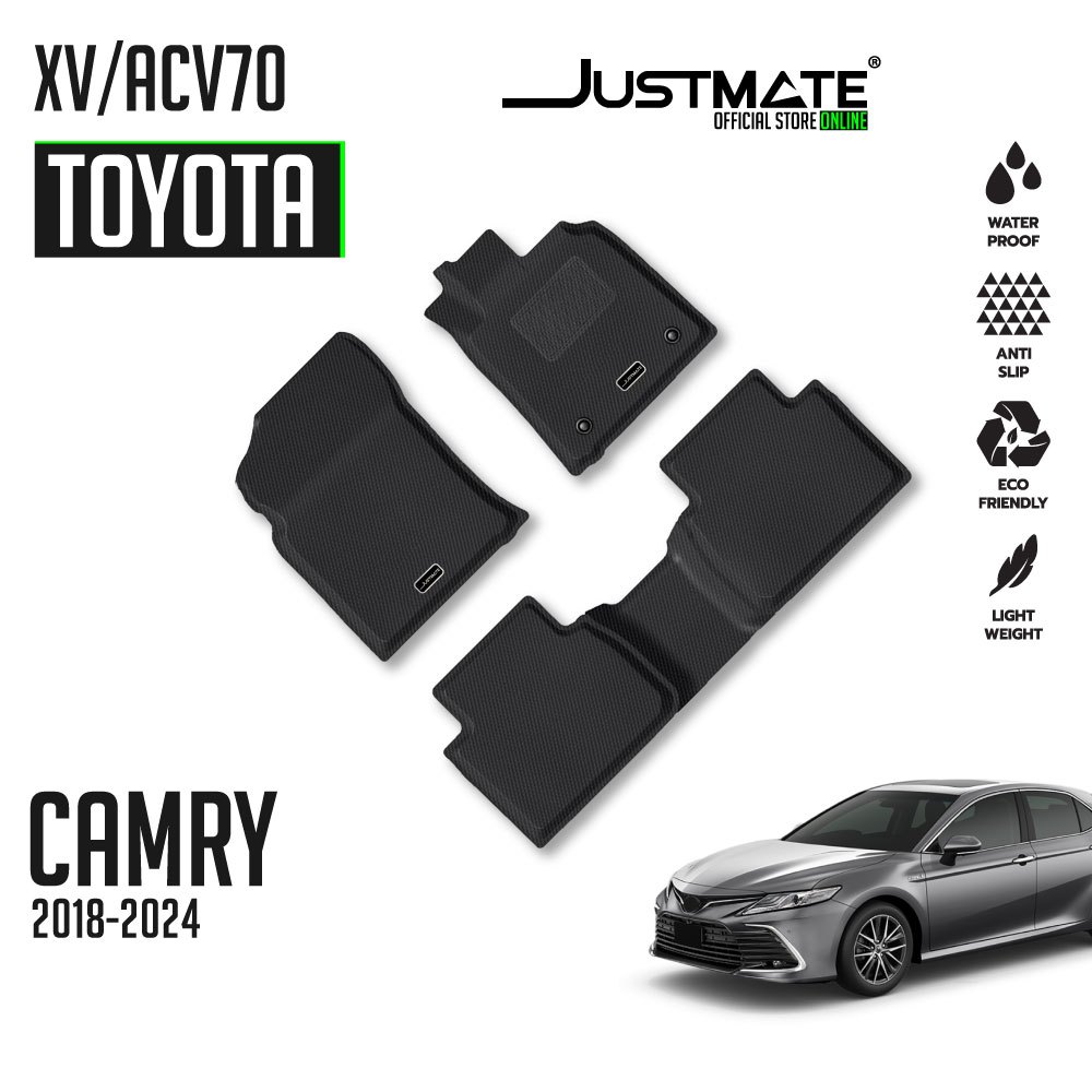 [JUSTMATE] TOYOTA พรมปูพื้นรถยนต์ CAMRY 2018 - 2024