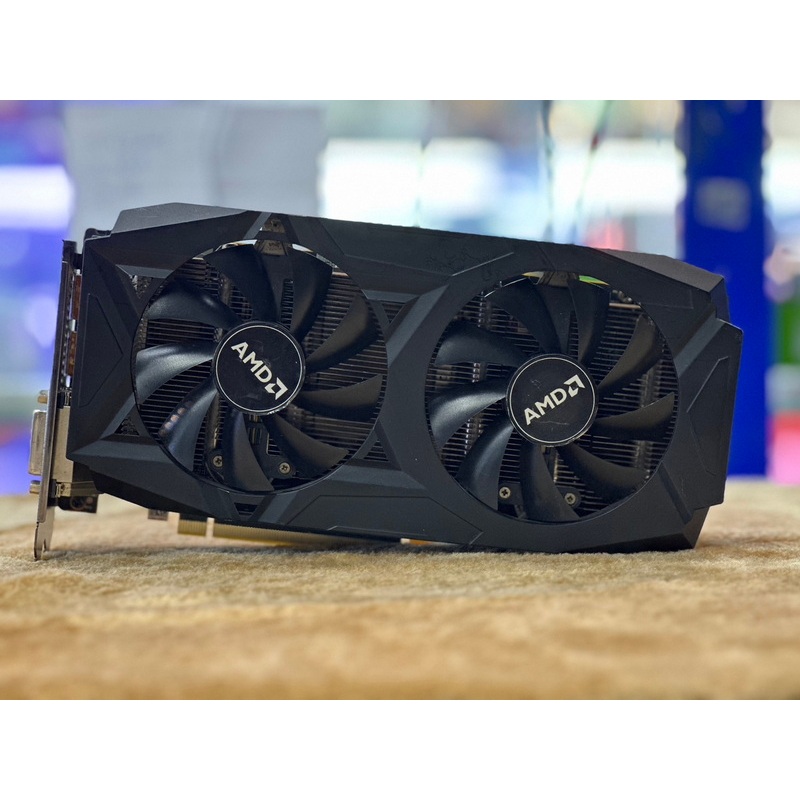 VGA (การ์ดแสดงผล)  POWER COLOR RED DRAGON RX580 8GB  (AXRX 580 8GBD5-3DHDV2/OC)