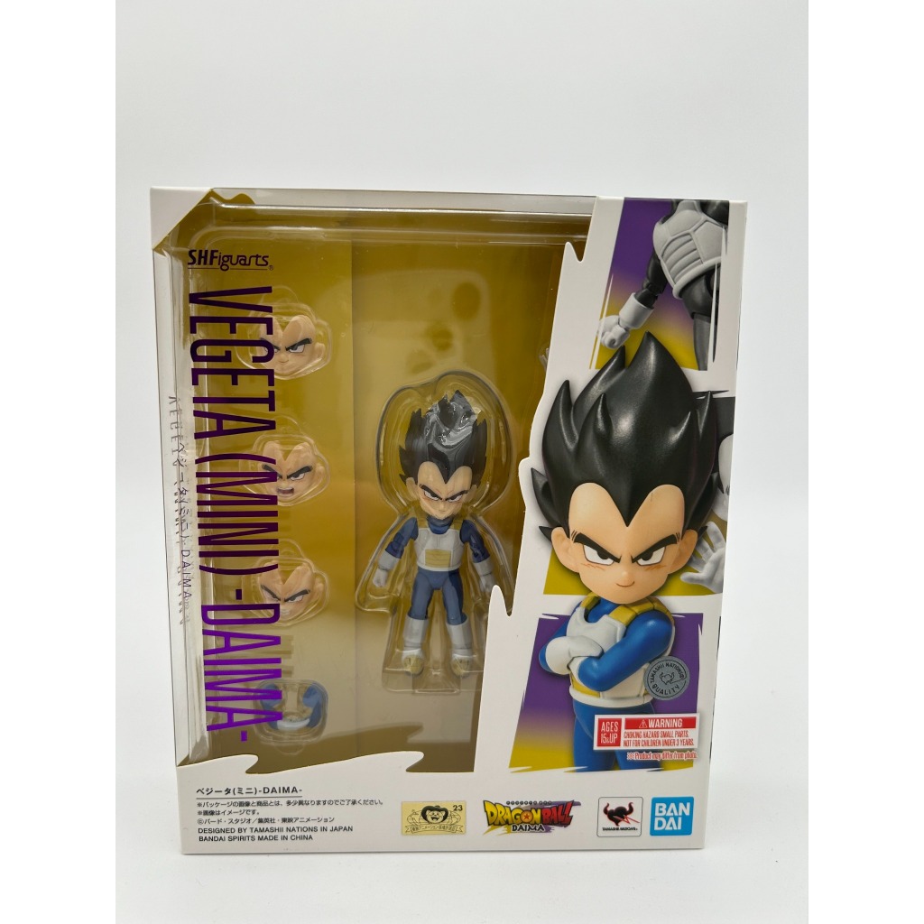 BANDAI SPIRITS S.H.Figuarts Dragon Ball DAIMA Vegeta (มินิ) -DAIMA- ฟิกเกอร์ที่สามารถเคลื่อนย้ายได้