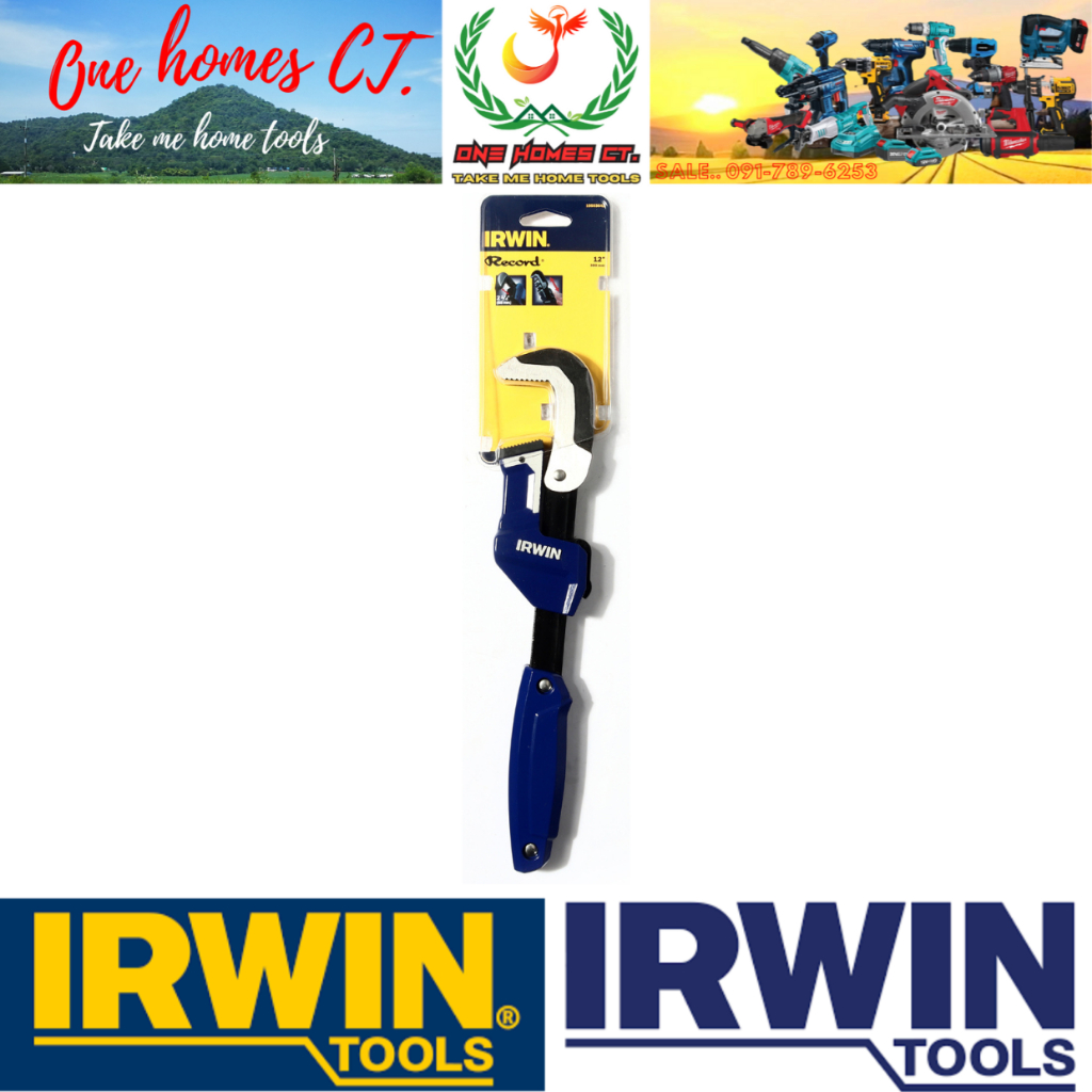 IRWIN ประแจขันท่อเลื่อนเร็วขันกว้างสุด58มม. (สินค้ามีคุณภาพ..พร้อมจัดส่ง..) # ออก..ใบเสร็จ-ใบกำกับภา