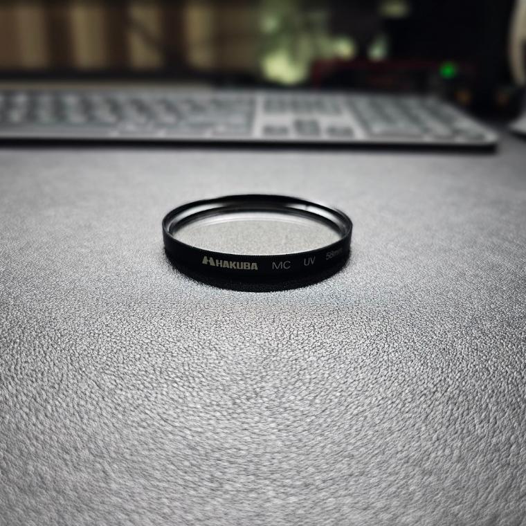ฟิลเตอร์เลนส์ HAKUBA  UV หน้าเลนส์ 58 mm