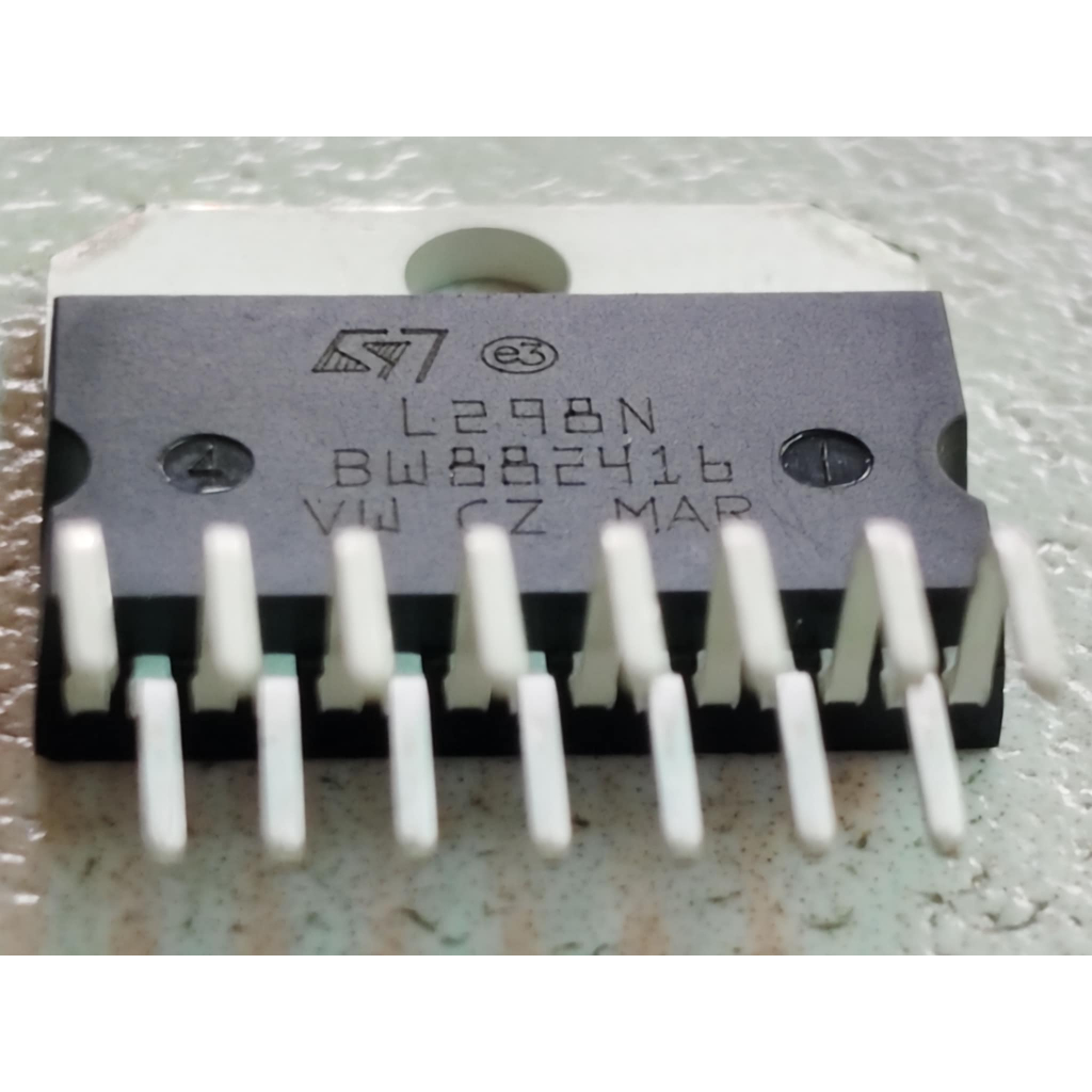 1ชิปL298N Dual Motor Driver IC 2A 5V-46V ไอซีขับมอเตอร์ H-Bridge