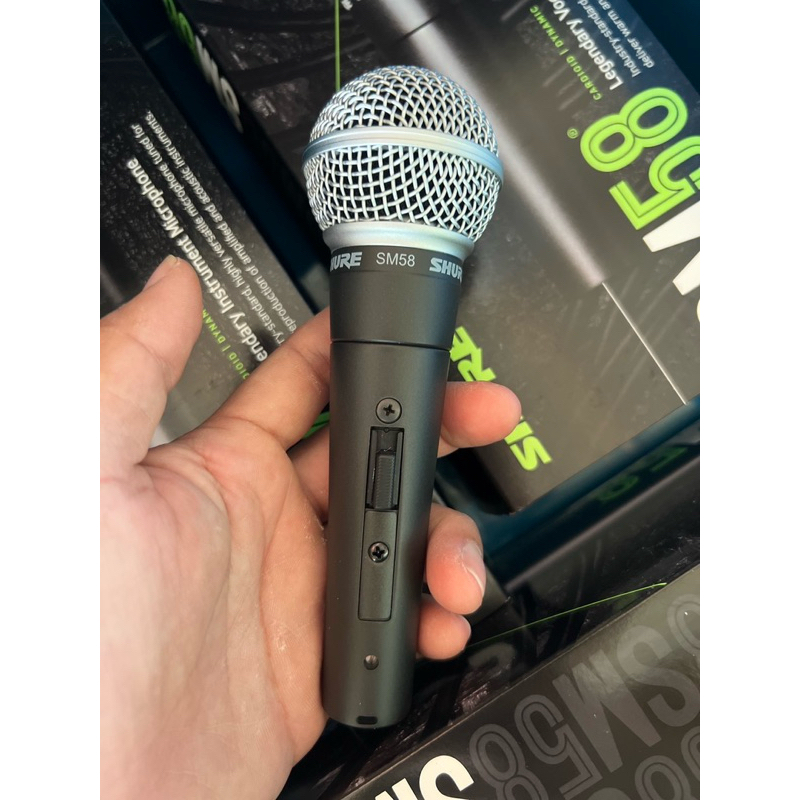 ถูกที่สุด Shure SM58S ไมโครโฟนแบบมีสวิตช์ On/Off  ของแท้ล้าน% ตรวจเช็คได้ทุกจุด ส่งจากไทย🇹🇭