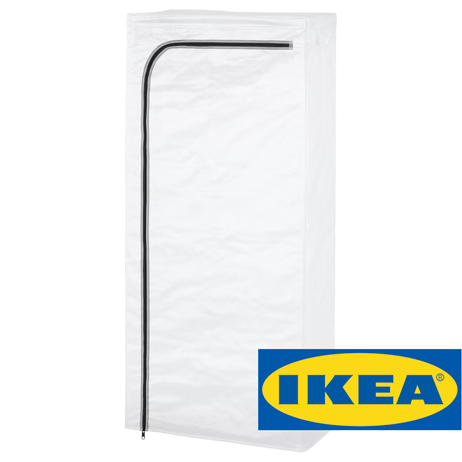 IKEA HYLLIS ฮึลลิส ผ้าคลุม/ผ้าหุ้ม ใส ภายใน ภายนอกอาคาร 60x27x140ซม