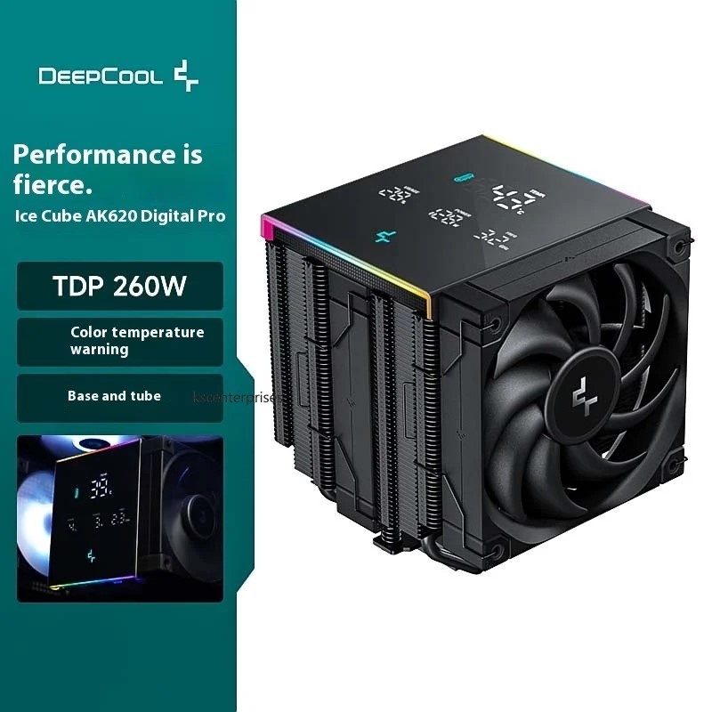 ส่งด่วน CPU AIR COOLER (พัดลมซีพียู) DEEPCOOL AK620 DIGITAL PRO (BLACK)