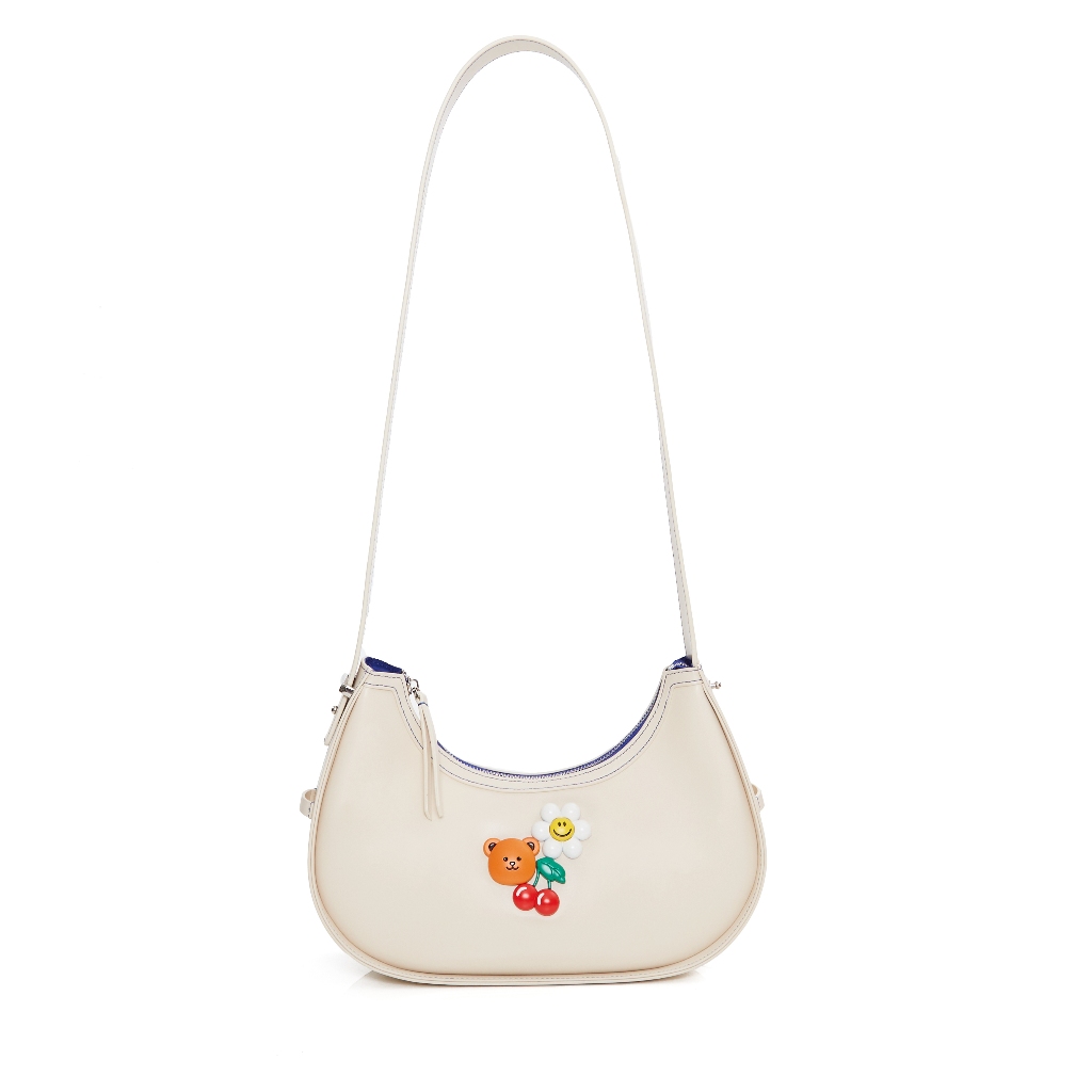 O&B กระเป๋าหนัง รุ่น TOGETHER BAG IN WHITE UNITED-37010SM07548F_H4WTXX
