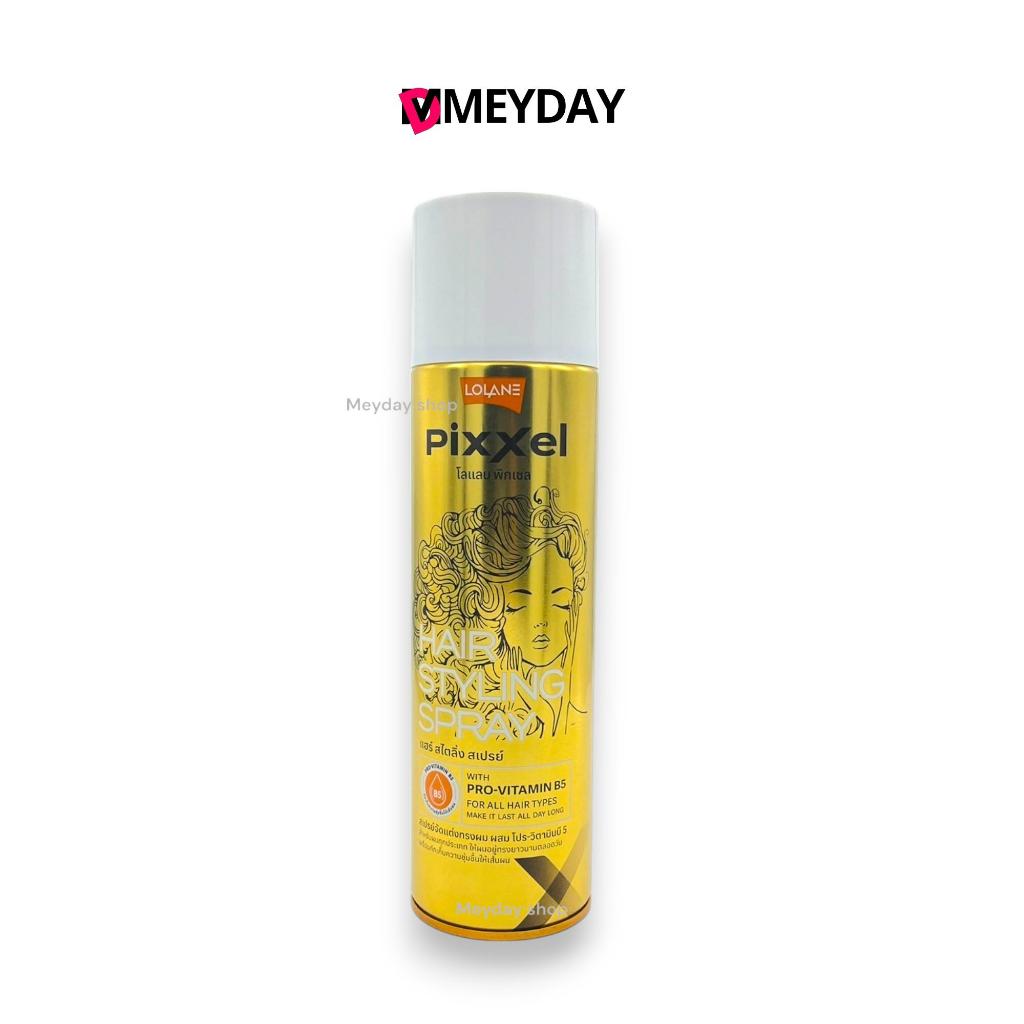 Lolane Pixxel โลแลน พิกเซล Hair Spray For Extra Body With Pro-vitamin B5 แฮร์ สเปรย์ ฟอร์ เอ็กตร้า บอดี้ วิธ โปร-วิตามิน