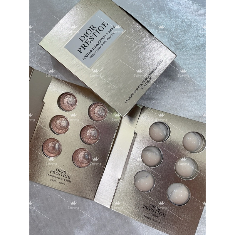 Dior prestige exceptional 3 day routine (tester)