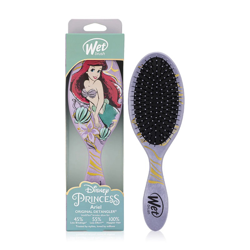 (ในไลฟ์ลด100฿)*ของแท้*พร้อมส่ง*ส่งไว*Wet Brush Disney Elegant Princess #Cinderella #Ariel หวีเจ้าหญิงคอลใหม่ล่าสุด