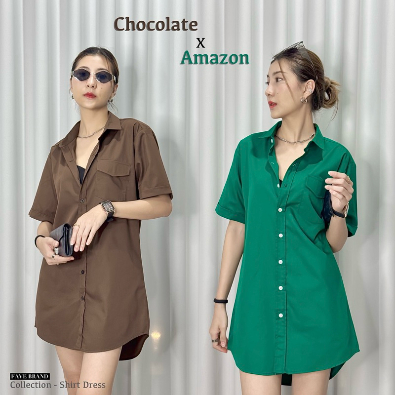 เดรส แขนสั้น สีใหม่ ฟรีไซส์