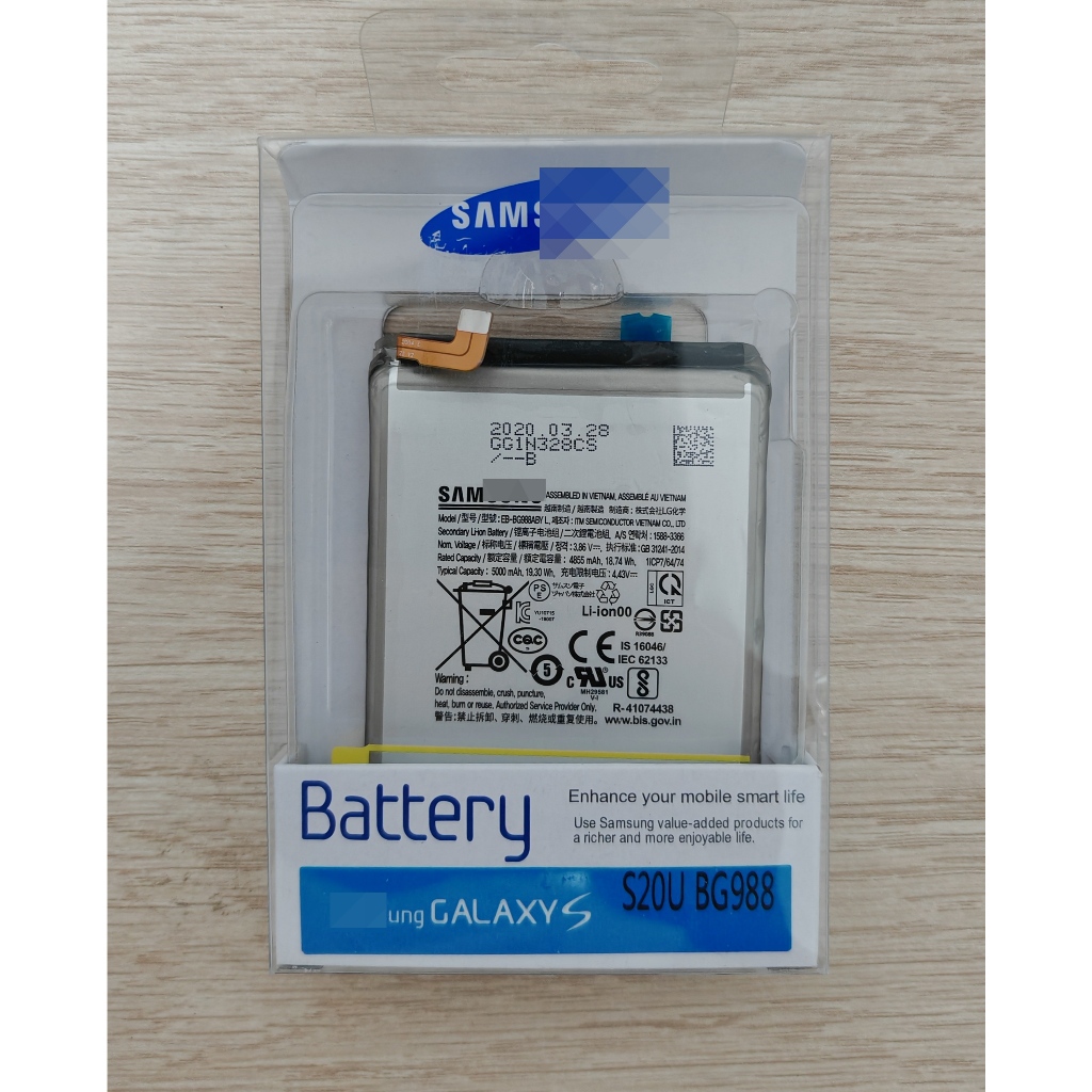✨ แบตเตอรี่แท้ ใช้สำหรับ Samsung Galaxy S23 Ultra S23Ultra  Battery EB-BS918ABY S918