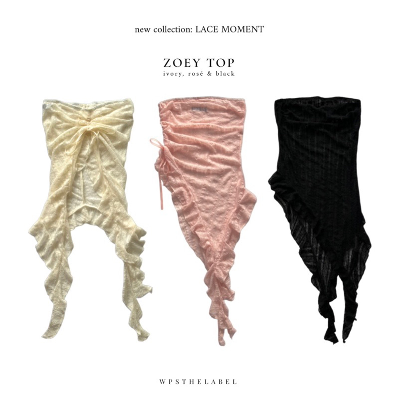 ZOEY TOP (lace moment collection)