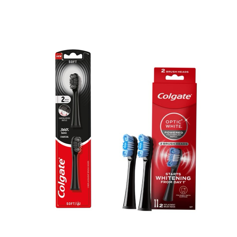 Colgate หัวแปรงสีฟันไฟฟ้า คอลเกตชาโค โปรคลินิคอล ชนิดรีฟิล แพ็คละ 2หรือ1 ชิ้น หัวแปรงถอดเปลี่ยนได้