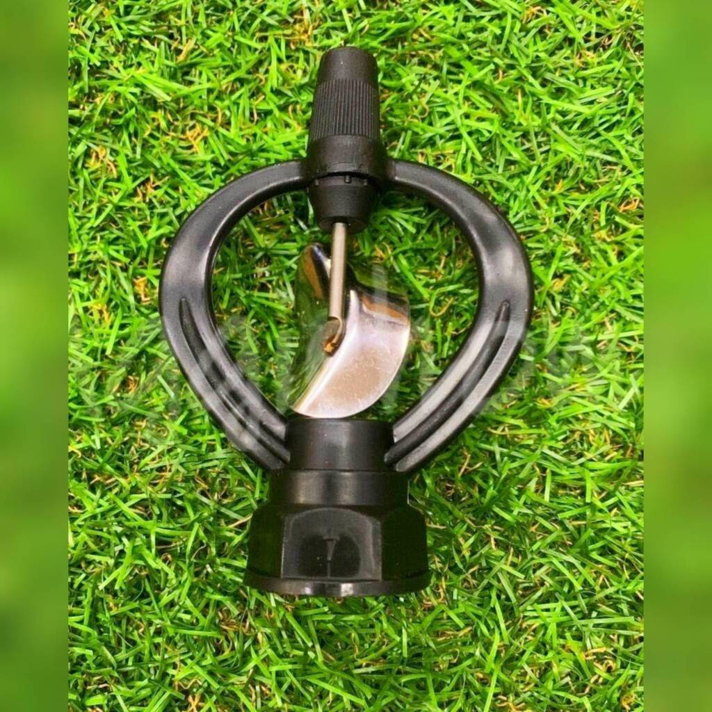 TREETOOLS หัวสปริงเกอร์ แสตนเลส (โครงหมุนได้รอบตัว /10 ตัว) โครงเหลี่ยม ข้อต่อเกลียวนอก 1/2 หรือ 3/4 นิ้ว สปริงเกอร์