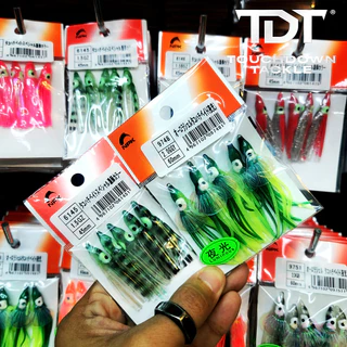 NAKAZIMA TAKOHACHI BAIT NORMAL & AURORA SHELL *** สเกิร์ตหมึกยางขนาด 1.5" 2.0" 2.5" JAPAN 100% ***