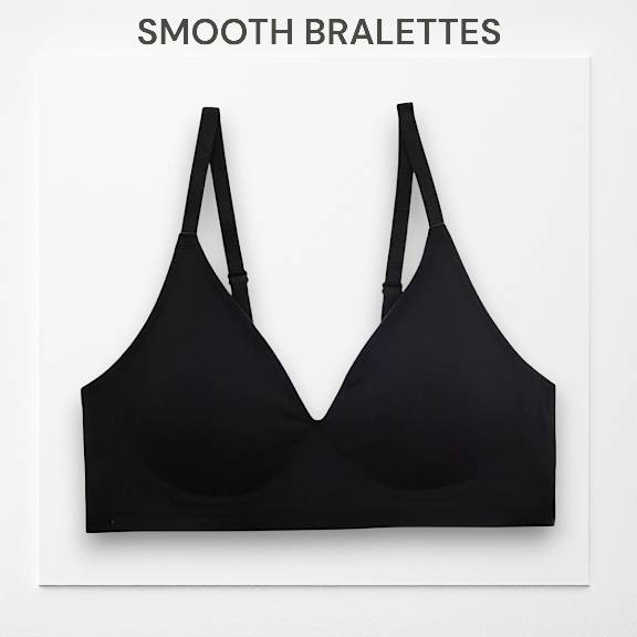 Anny bra (รุ่น932) เสื้อในสีดำ Bralettes Smooth ไร้โครง ฟองบาง ใส่สบาย