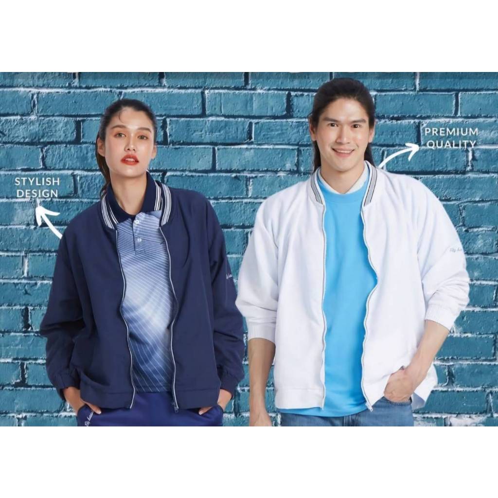 ***ของแท้ส่งไว****FLYHWAK เสื้อแจ๊กเก็ต JACKET เสื้อแขนยาว J001 ทรงสวย ใส่สบาย ใส่ได้ทั้งชายหญิง เสื้อคลุม NR002