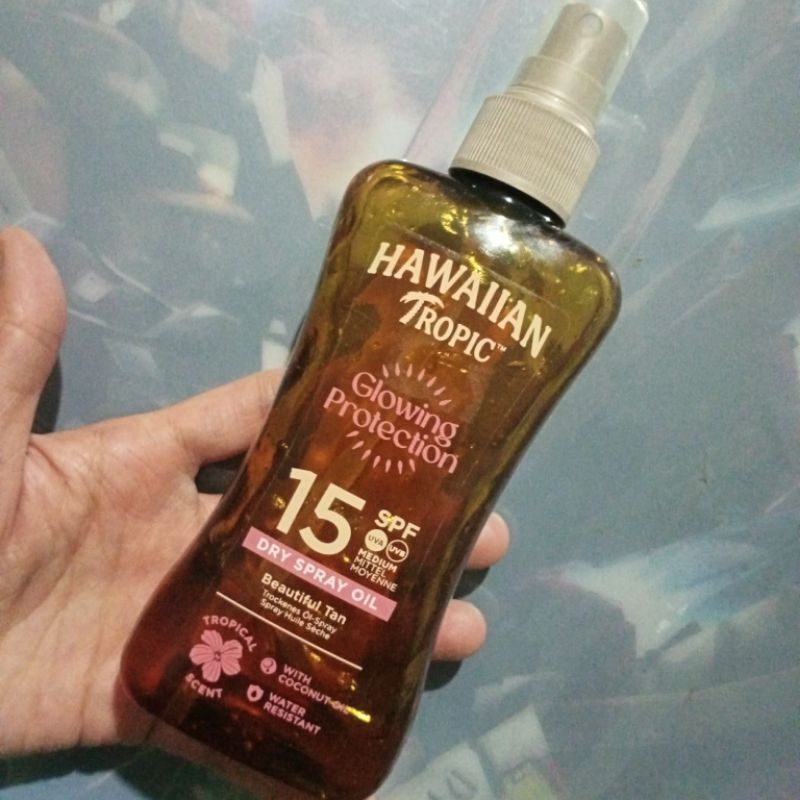 ออยล์อาบแดด ผิวแทน Hawaiian tropic Dark Tanning oil Tan ฮาวายเอี้ยน ทรอปิค น้ำมันมะพร้าว Coconut oil